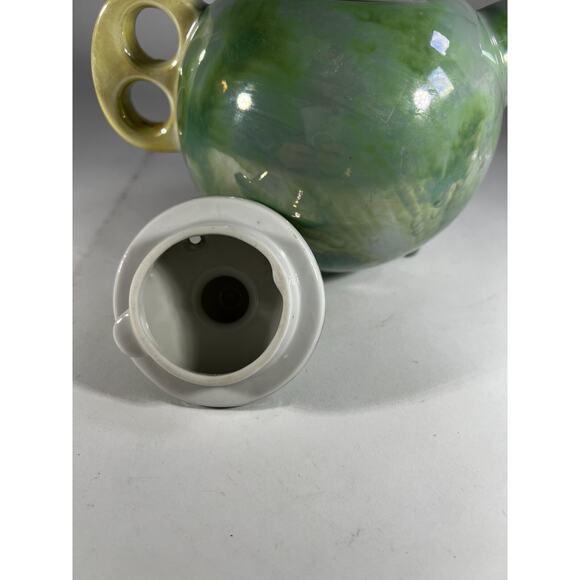 Luster Japan Fine China Tea Pot National Silver Vintage Glassware Japanese R8361 - Picture 11 of 16